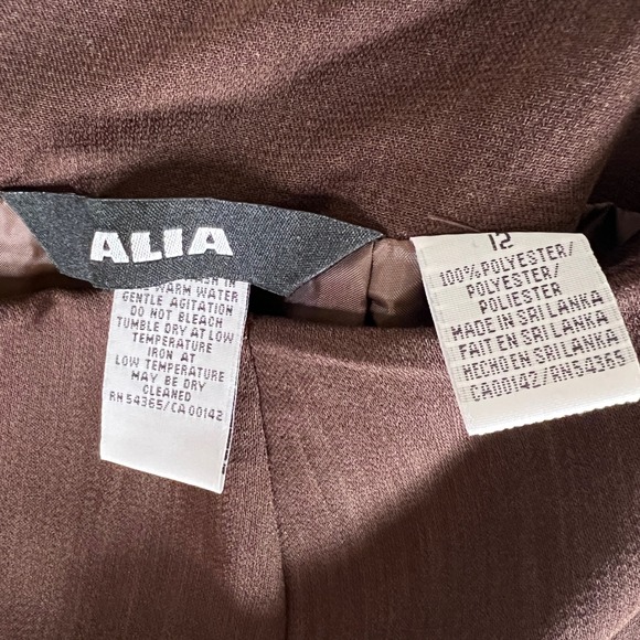 Vtg Brown Pencil Skirt Size 12 Quiet Luxury Minimalist Chic‎ 90s Office Core - Picture 5 of 6